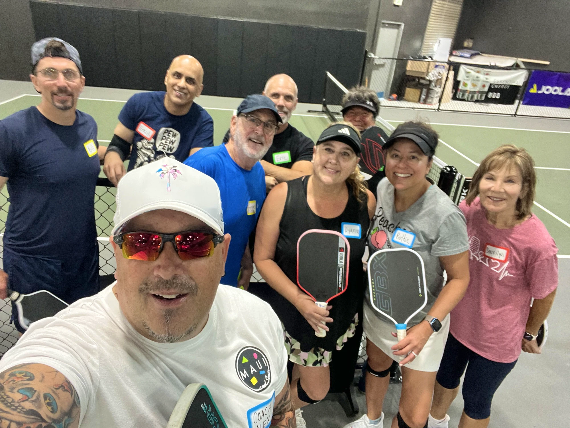 Pickleball coach picture