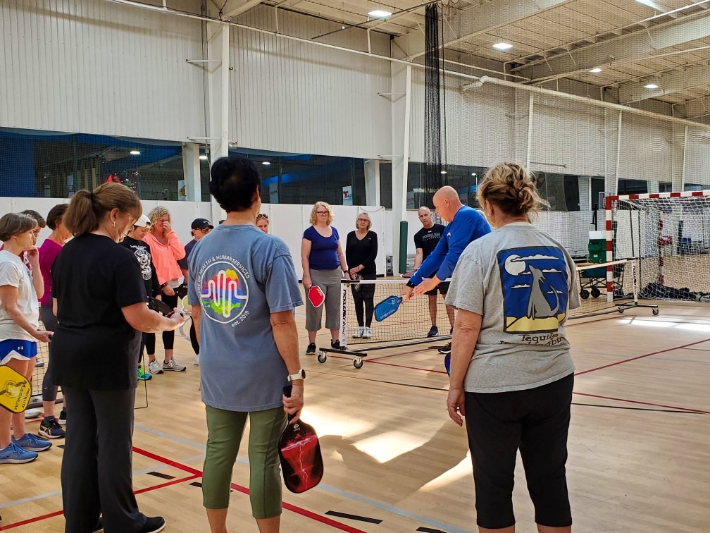 Pickleball coach picture